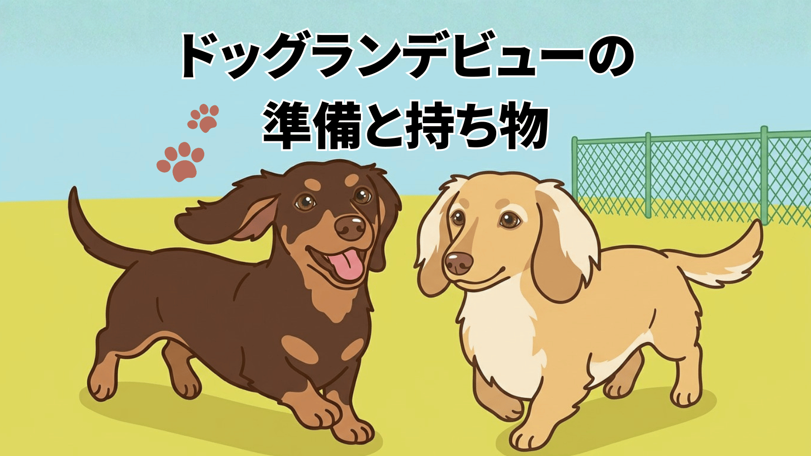 ドッグランデビュー完全ガイド｜持ち物・マナー・当日の過ごし方